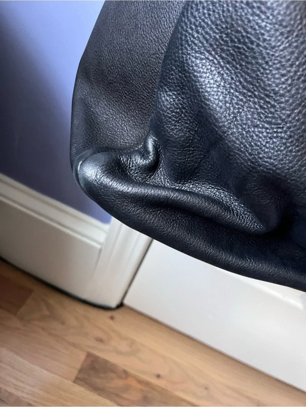 YSL Black Leather Hobo Tote Bag - Women's Shoulder Bag